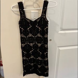 Black and nude free people dress